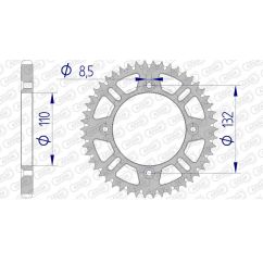 Couronne AFAM alu anti-boue - 428