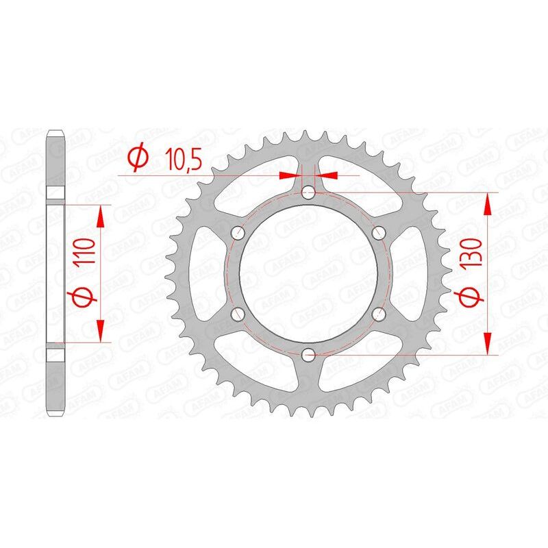 Couronne AFAM acier standard - 520