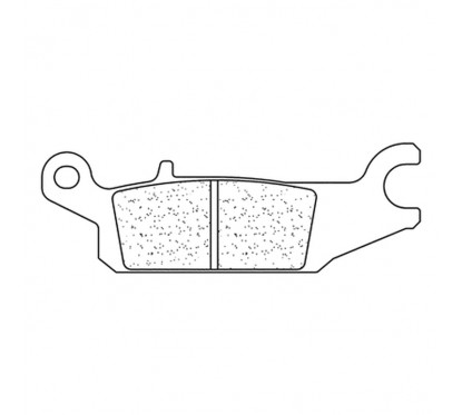 Plaquettes de frein CL BRAKES Quad métal fritté - 1195ATV1