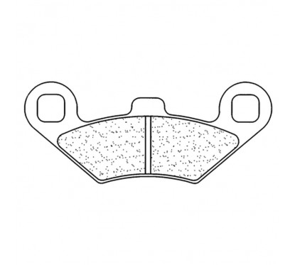 Plaquettes de frein CL BRAKES Quad métal fritté - 2927ATV1