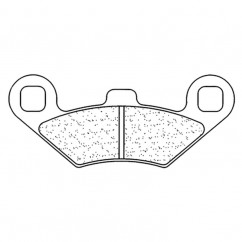 Plaquettes de frein CL BRAKES Quad métal fritté - 2927ATV1