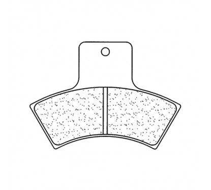 Plaquettes de frein CL BRAKES Quad métal fritté - 2925ATV1