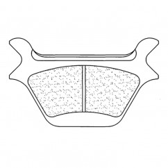 Plaquettes de frein CL BRAKES Route métal fritté - 2370RX3