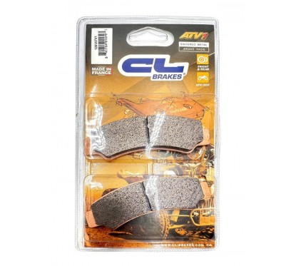 Plaquettes de frein CL BRAKES Quad métal fritté - 1261ATV1