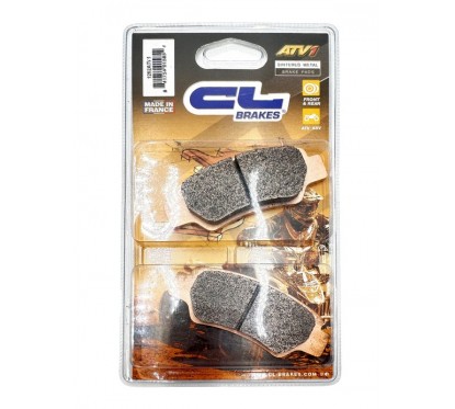 Plaquettes de frein CL BRAKES Quad métal fritté -  C1262ATV1