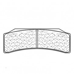 Plaquettes de frein CL BRAKES Racing métal fritté - 1251C60