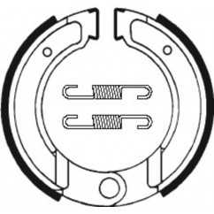 Mâchoires de frein TECNIUM Scooter/Street/Off-Road organique - BA120