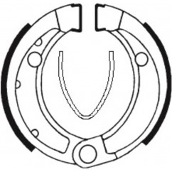 Mâchoires de frein TECNIUM Quad organique - BA048