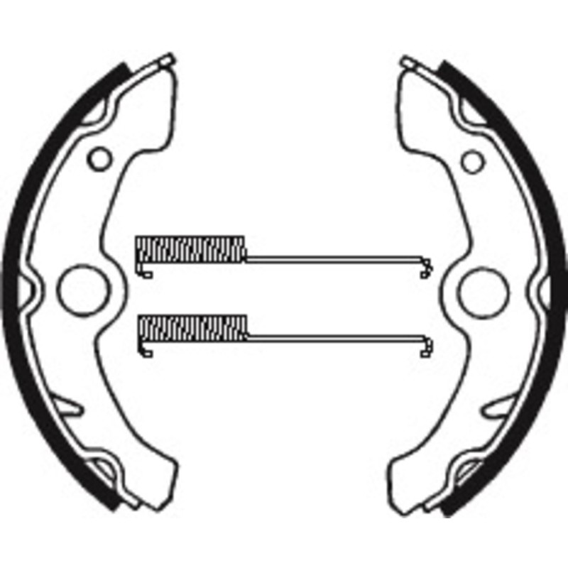 Mâchoires de frein TECNIUM Quad organique - BA178
