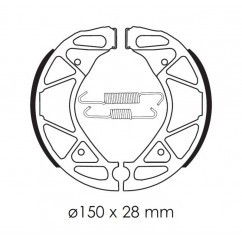 Mâchoires de frein TECNIUM Scooter organique - BA209