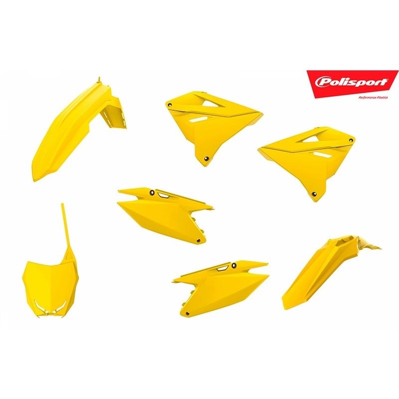 Kit plastique POLISPORT couleur origine Suzuki Kit plastique POLISPORT couleur origine Suzuki