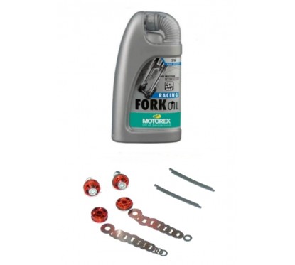 Kit clapets BITUBO + huile de fourche MOTOREX Honda CBR1000RR