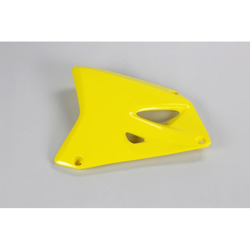 Ouïes de radiateur UFO jaune Suzuki RM85 Ouïes de radiateur UFO jaune Suzuki RM85