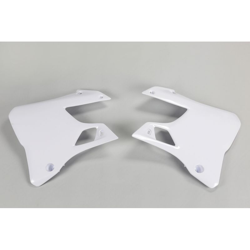 Ouïes de radiateur UFO blanc Yamaha Ouïes de radiateur UFO blanc Yamaha