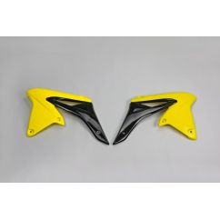 Ouïes de radiateur UFO jaune Suzuki RM-Z250