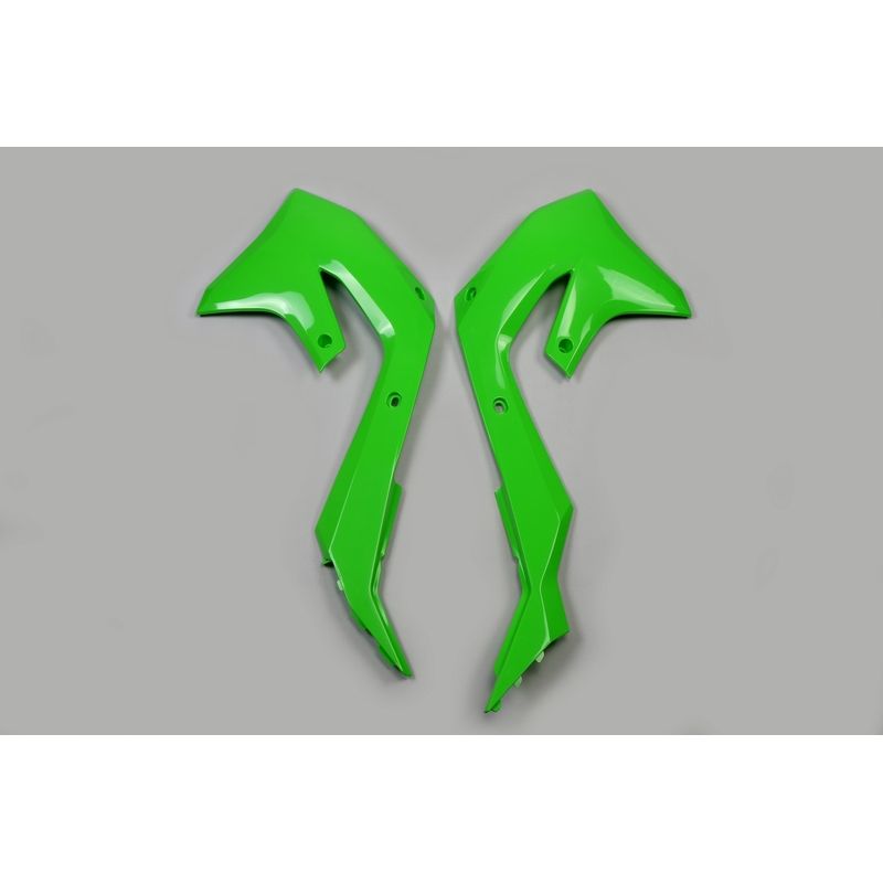 Ouïes de radiateur UFO vert Kawasaki KX450 Ouïes de radiateur UFO vert Kawasaki KX450