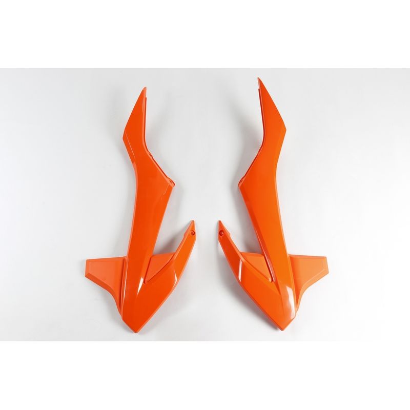 Ouïes de radiateur UFO orange KTM SX85 Ouïes de radiateur UFO orange KTM SX85