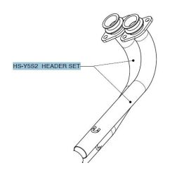HEADPIPE KIT SS T-MAX