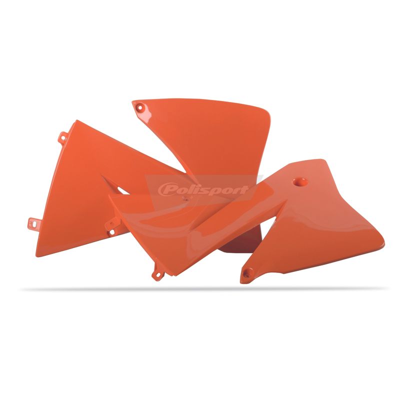 Ouïes de radiateur POLISPORT orange KTM Ouïes de radiateur POLISPORT orange KTM