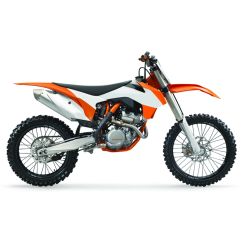 Ouïes de radiateur POLISPORT couleur origine 15 orange/blanc KTM