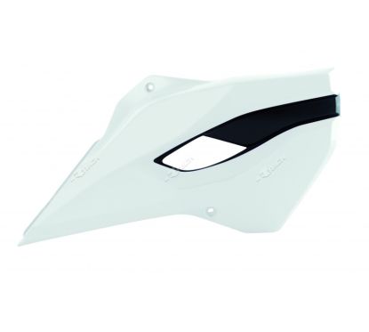 Ouïes de radiateur RACETECH blanc/noir Husqvarna FC/FE 250/350/450