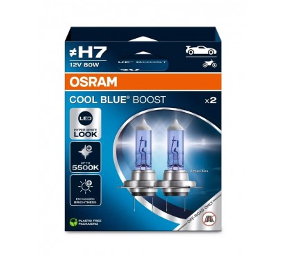 Ampoule OSRAM Cool Blue Boost H7 12V/80W - X2