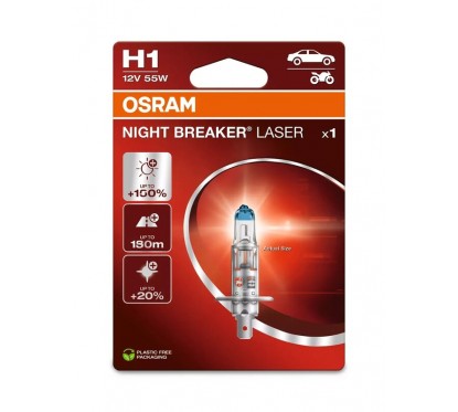 Ampoule OSRAM Night Breaker Laser H1 12V/55W - X1