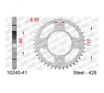 Couronne AFAM acier standard 10240 - 428