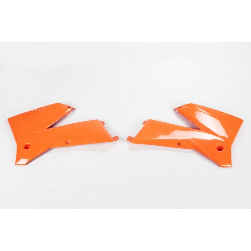 Ouïes de radiateur UFO orange KTM Ouïes de radiateur UFO orange KTM