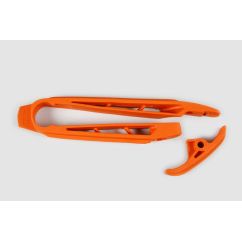 Kit patin de bras oscillant + patin de chaîne inférieur UFO KTM