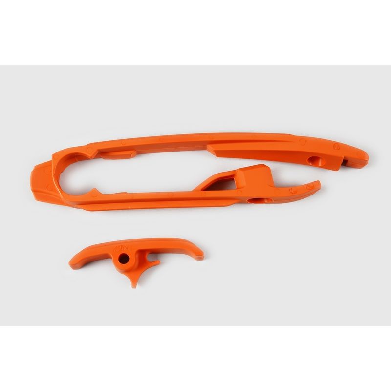 Kit patin de bras oscillant + patin de chaîne inférieur UFO KTM Kit patin de bras oscillant + patin de chaîne inférieur UFO KTM