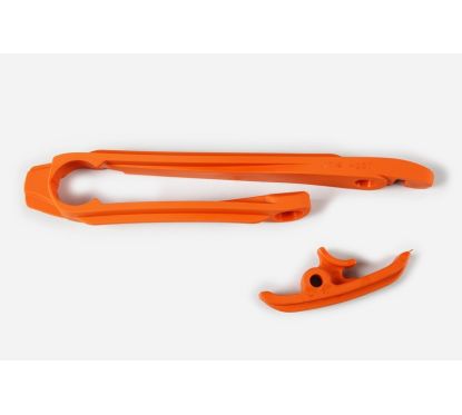 Kit patin de bras oscillant + patin de chaîne inférieur UFO KTM