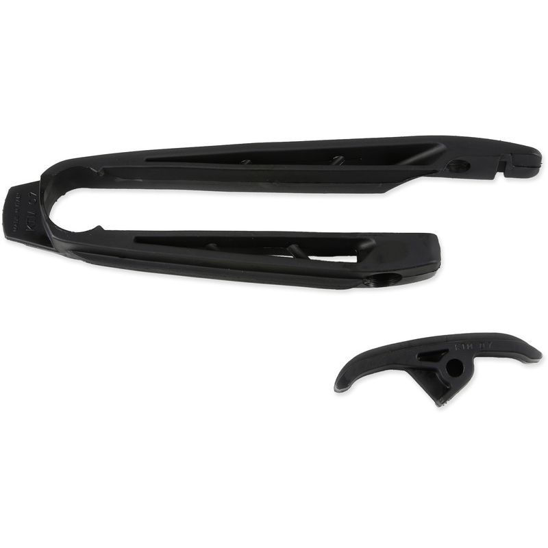 Kit patin de bras oscillant + patin de chaîne inférieur UFO noir KTM Kit patin de bras oscillant + patin de chaîne inférieur UFO noir KTM