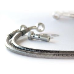 Durite de frein Aviation SPEEDBRAKES inox/raccord alu