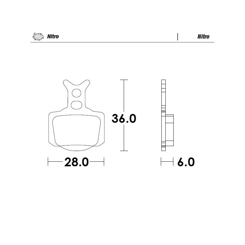 BRAKE PADS NITRO