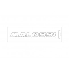 Stickers MALOSSI blanc - 14 cm