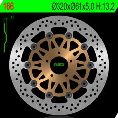 Disque de frein NG BRAKES rond flottant