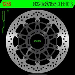 Disque de frein NG BRAKES rond flottant
