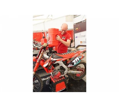 Bidon POLISPORT ProOctane 10L remplissage rapide rouge + melangeur 100ml