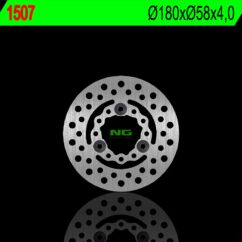 Disque de frein NG BRAKES rond fixe