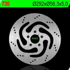 Disque de frein NG BRAKES rond fixe