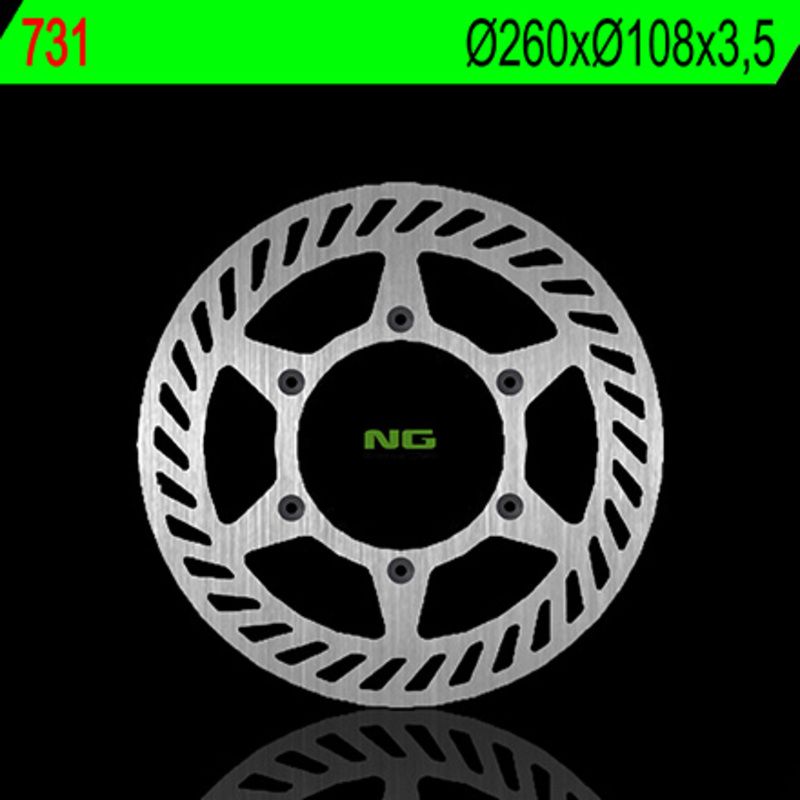 Disque de frein NG BRAKES rond fixe
