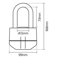 Bloque-disque OXFORD Boss Alarm 14mm - homologué Sold Secure Gold / FG SBSC