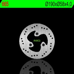 Disque de frein NG BRAKES rond fixe