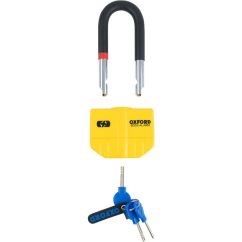 Antivol chaîne OXFORD Boss Alarm 14mm + chaîne 12mm x 1,2m - homologué Sold Secure Gold / FG SBSC