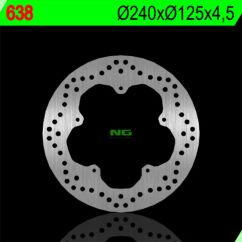 Disque de frein NG BRAKES rond fixe