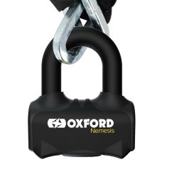Antivol à chaîne OXFORD Nemesis 16 mm avec chaîne de 1,2 m - Homologué ART4 / Sold Secure Gold