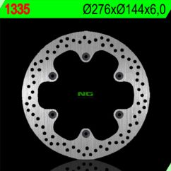 Disque de frein NG BRAKES rond fixe