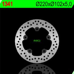 Disque de frein NG BRAKES rond fixe