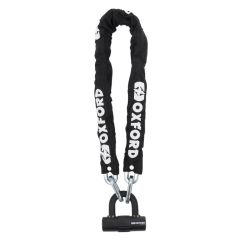 Chaîne antivol OXFORD HD - 1,5m x 9,3mm - homologué Sold Secure Silver / ART3